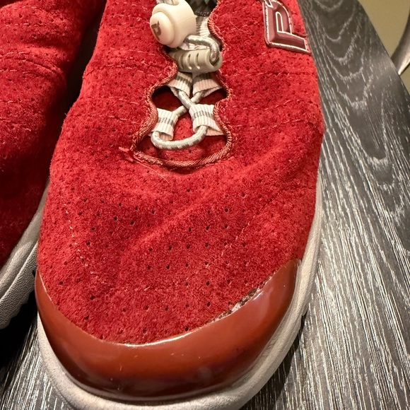 Propét Womens Travel Walker Soft Suede Old Brick color - Picture 3 of 10